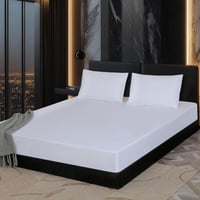مفرش بلانكا فندقي صيفي مفرد ونص أبيض فاخر عدد القط...
