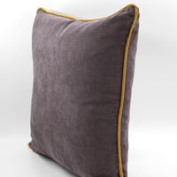 خدادية نداف تركي بحشوة مربعة لون رصاصي و حواف بالل...