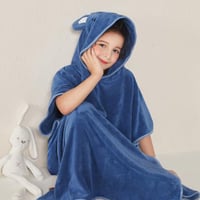 منشفة كابا أطفال ريفي بغطاء رأس أزرق عمر 6 - 8 سنو...