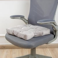 وسادة كرسي رصاصي فاتح 40 × 40 سم