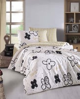 مفرش أطفال قرطبة صيفي كوين أبيض متعدد الرسومات