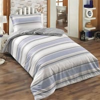 مفرش الربيع صيفي مفرد ونص فاخر أبيض رصاصي قطن عدد...