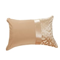 مفرش كايرو صيفي مزدوج جاكارد فاخر مطرز بيج رعد عدد...