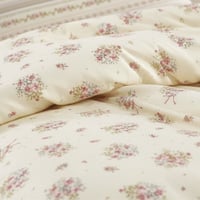 مفرش إنسجام صيفي قطن سكري برسومات الزهور