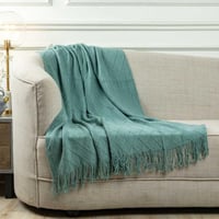 بطانية خفيفة محبوكة أكريليك تيفاني 120 × 172 سم