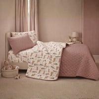 مفرش تورين أطفال صيفي مضغوط مفرد ونص روز عدد القطع...