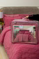 مفرش وعد شتوي فاخر مزدوج فرو موف عدد القطع 6