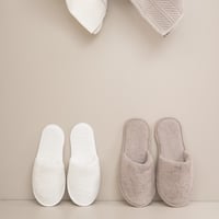 طقم أرواب استحمام فالير قطن تركي مطرز كريمي و بيج...