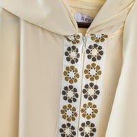 شرشف صلاة كريمي وأخضر مقاس 160x70سم