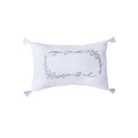 مفرش كاثرينا صيفي مزدوج فاخر أبيض مطرز عدد القطع 1...