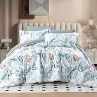 مفرش نوفا صيفي مفرد و نص متعدد الألوان برسومات الز...