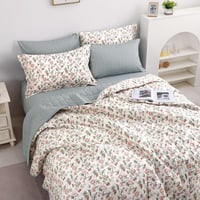 مفرش سمر لاند صيفي خفيف مضغوط قطن مقاس كوين 150x20...