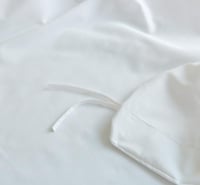 مفرش جنات صيفي مزدوج أبيض وأزرق عدد القطع 7