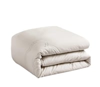 مفرش أيانا مزدوج قطن بيج فاتح عدد القطع 9