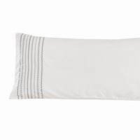 مفرش الياسمين صيفي مزدوج أبيض مطرز عدد القطع 10