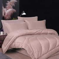 مفرش ميونخ صيفي مزدوج ليلكي عدد القطع 6