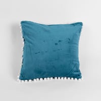 خدادية مربعة بحشوة مخملية لون تركواز