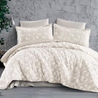 مفرش مايني مزدوج قطن جاكارد بيج عدد القطع 6