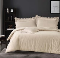 مفرش رانا مزدوج قطن بيج عدد القطع 7