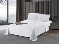 مفرش آتون فندقي صيفي كوين مقاس 200x150 سم أبيض فاخ...