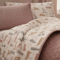 مفرش تورين أطفال صيفي مضغوط مفرد ونص روز عدد القطع...