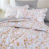 مفرش ريد روز صيفي كوين مقاس 200x150 سم قطن فاخر أب...