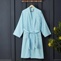 روب استحمام فندقي كلاسيكي مفرد سماوي