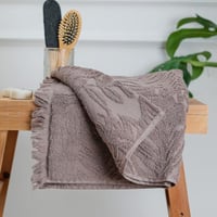 منشفة استحمام ميامي تركي قطن بني مقاس 70×140 سم