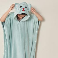 منشفة كابا أطفال ريفي تركواز طقطق و غطاء رأس عمر 6...