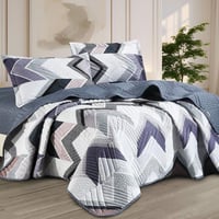 مفرش ديانا صيفي خفيف مضغوط مزدوج متعدد الألوان عدد...