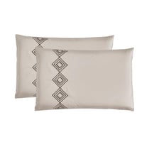 مفرش آسوس مزدوج قطن فاخر جاكارد متعدد الألوان مطرز...