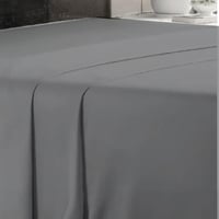 شرشف غطاء تركي صيفي رصاصي قطن مزدوج 260x240 سم