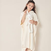 منشفة كابا أطفال ريفي بغطاء رأس اوف وايت مخيوط عمر...