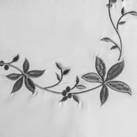 مفرش فهده فندقي فاخر رصاصي مطرز