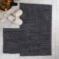 طقم دعاسة أرضية نورا تركي فرو أسود عدد القطع 2