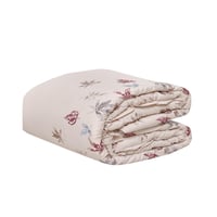 مفرش المالجا صيفي مزدوج بيج مشجر فاخر عدد القطع 10