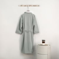 روب منزلي نداف قطن 100% فاخر رصاصي