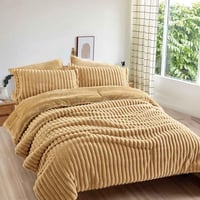 مفرش ليلى شتوي فاخر كوين مقاس 200X150 سم فرو بيج ع...