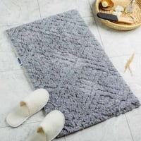 دعاسة أرضية بيجونيا تركي فرو رصاصي مقاس 50 × 80 سم