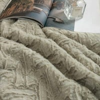 مفرش ستارز شتوي فاخر مزدوج مخمل و فرو رصاصي عدد ال...