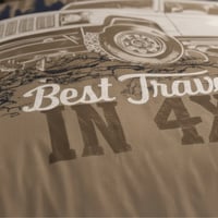 مفرش فريزيا صيفي مقاس كوين 150x200 سم بني وأزرق عد...