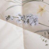 مفرش سمرلاند قطن 100% مفرد و نص برسومات الزهور كري...