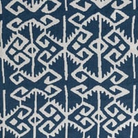 سجاد أرضي أبيض و أزرق 120x180 سم