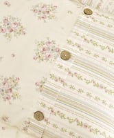 مفرش إنسجام صيفي قطن سكري برسومات الزهور