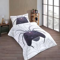 مفرش ليما أطفال صيفي خفيف مفرد ونص أبيض متعدد الأل...