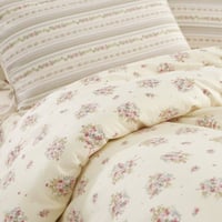 مفرش إنسجام صيفي قطن سكري برسومات الزهور