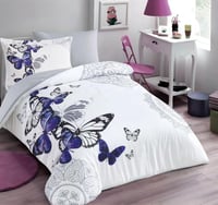 مفرش كارلا فائق النعومة مقاس كوين 150x200 سم أبيض...