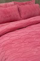 مفرش وعد شتوي فاخر مفرد ونص فرو موف عدد القطع 4