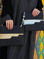 باوتش سمو بتطريز ذهبي وفضي (حجم صغير )