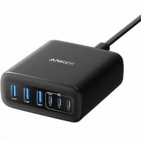 منصة شحن بقوة 112W ثلاث منافذ USB وثلاث منافذ تايب...